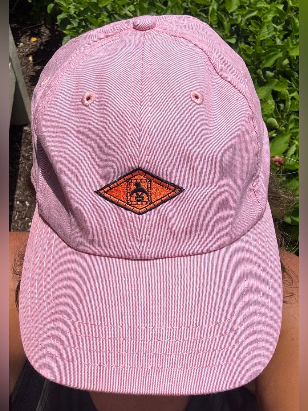Indian Creek Country Club, Miami Imperial Baseball Cap Pink/White Micro-Striped